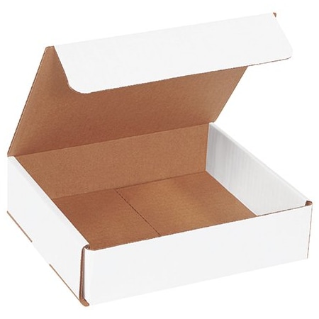 Bsc Preferred 8 x 7 x 2'' White Corrugated Mailers, 50PK BUY00028742